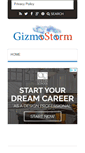 Mobile Screenshot of gizmostorm.com